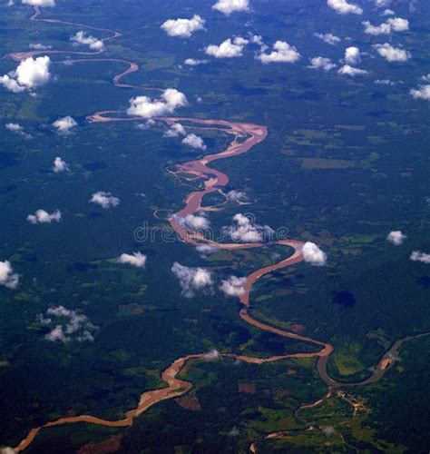 Aerial View of Amazon River Stock Photo - Image of cloud, environment: 8170026