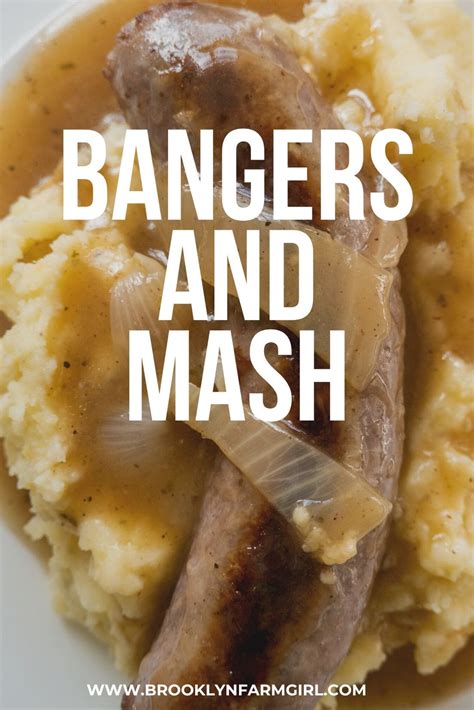 Bangers and Mash with Beef Onion Gravy (my kids love this) - Brooklyn ...