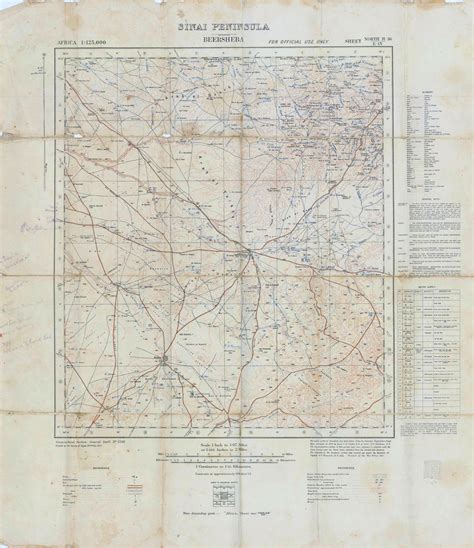 Map of Beersheba 1917