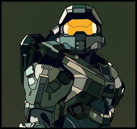 Master Chief Icon | Halo drawings, Master chief, Halo armor