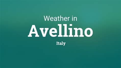 Weather for Avellino, Italy