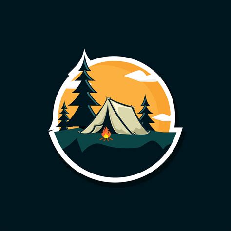 vector camping logo 29827001 Vector Art at Vecteezy