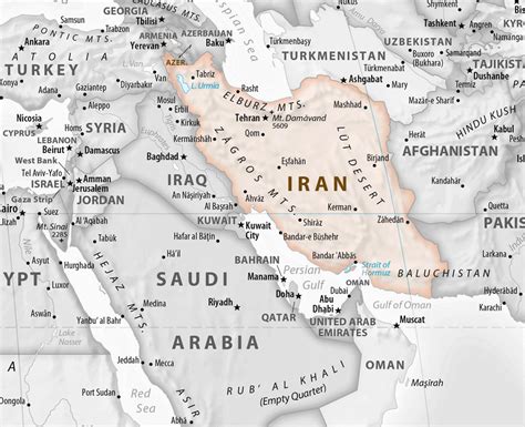 Physical Geography Facts About Iran - Geography Realm