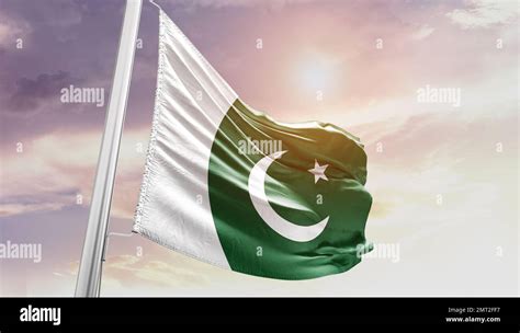 Pakistan waving flag hi-res stock photography and images - Alamy