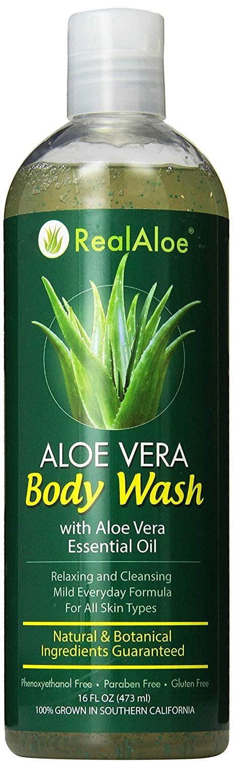 Real Aloe Body Wash, Aloe Vera, 16 Fluid Ounce - Walmart.com - Walmart.com