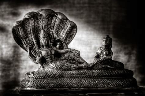 Lord Vishnu Yoga Nidra, person sitting on snake figurine #God Lord Vishnu #lord #vishnu # ...