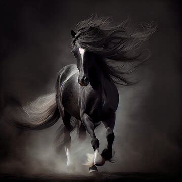 312+ Hd Wallpaper Of Black Horse Picture - MyWeb