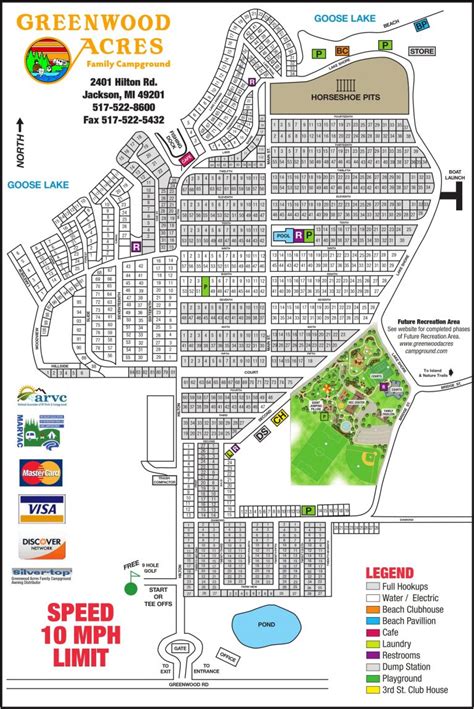 Sitemap - Greenwood Acres Family Campground