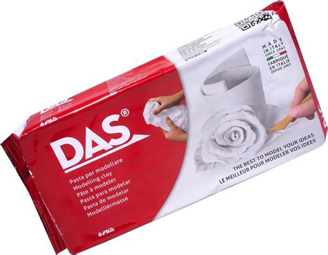 DAS Air-Hardening Modeling Clay White Air Dry Clay Block Pliable Air Clay For Sculpting And ...