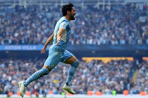 Manchester City 3-2 Aston Villa: Gundogan double clinches Premier League title after final-day ...