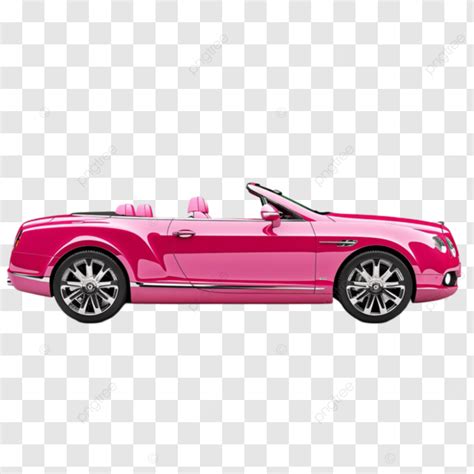 Pink Bentley Convertible Car Against Black Backdrop, Pink Bentley ...