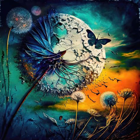 Dandelion Butterflies - 2 by EnlightenedSpaceman on DeviantArt