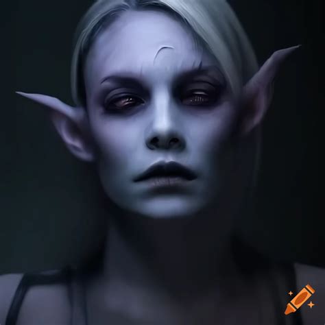 High resolution realistic dark elf shapeshifter artwork on Craiyon