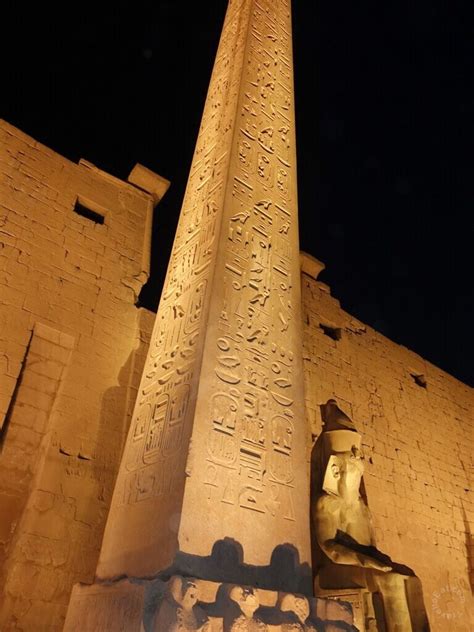 Obelisk of Temple of Luxor at Night | Luxor