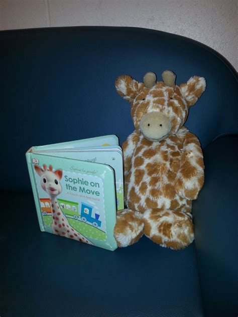 Interactive book. Infants can touch and feel while book is being read. The stuffed animal is ...