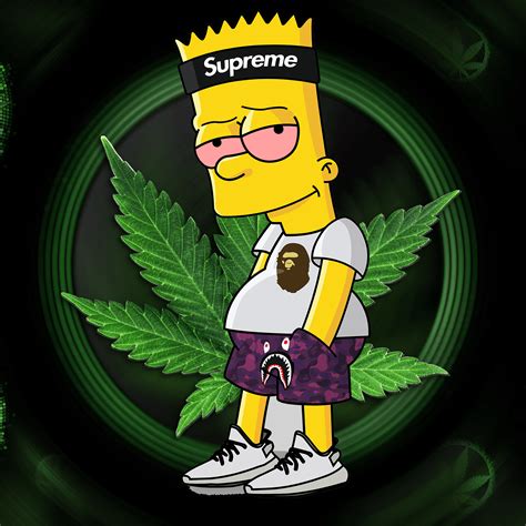 Bart Simpson Weed Wallpapers on WallpaperDog