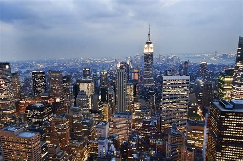 File:View of the Empire State Building from the Rockefeller Center observation deck NYC - 18 ...