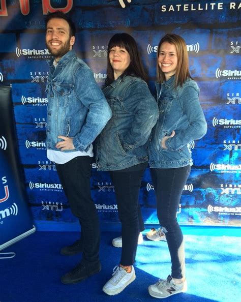 Evan Springsteen @evanlames at Siriusx with @jennylsq and @juliasiriusxmu