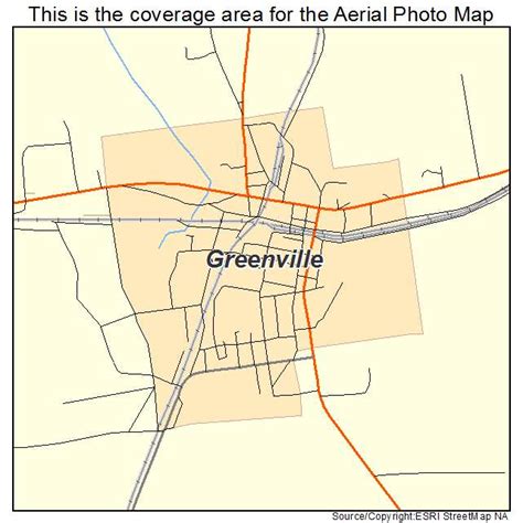 Aerial Photography Map of Greenville, FL Florida