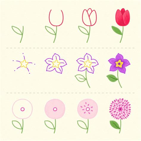 Aprendemos a Dibujar Flores | Materiales Educativos para Maestras