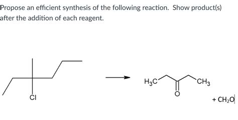 Solved Propose an efficient synthesis of the following | Chegg.com