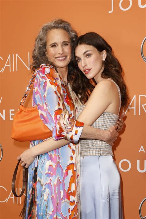 Andie MacDowell and Daughter Rainey Qualley at Fashion Show | POPSUGAR Celebrity UK