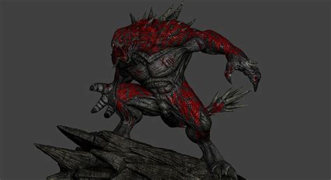 High res sculpt project, Fan art of GOLIATH from Evolve. - Sculpted in ...