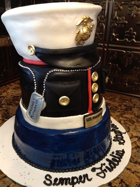 Marine cake I made ! | Marine cake, Tea cup cake, Macaron cake