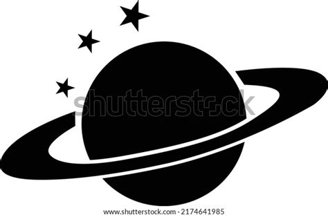 Saturn Clipart Black White: Over 244 Royalty-Free Licensable Stock ...