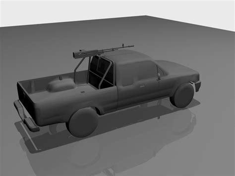 Free Pickup Truck 3d Model