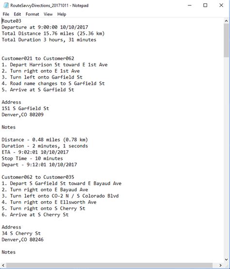 How To Print & Export A Route in RouteSavvy