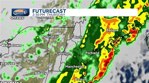 NH forecast video: Steady rain, some storms moving through