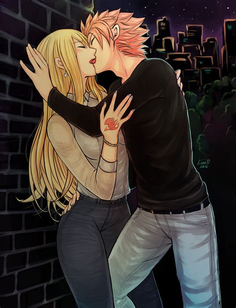 [Media]Modern NaLu kiss by LeonS-7 : r/fairytail