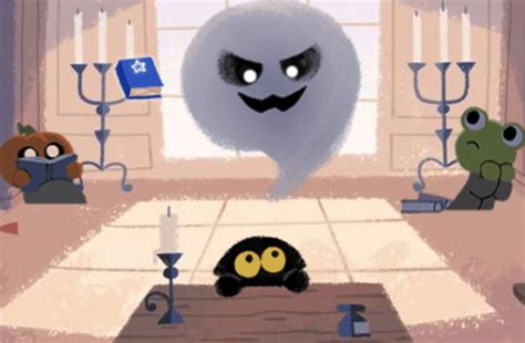 Momo the cat defeats ghosts in Google Doodle’s Halloween game | SciTech ...