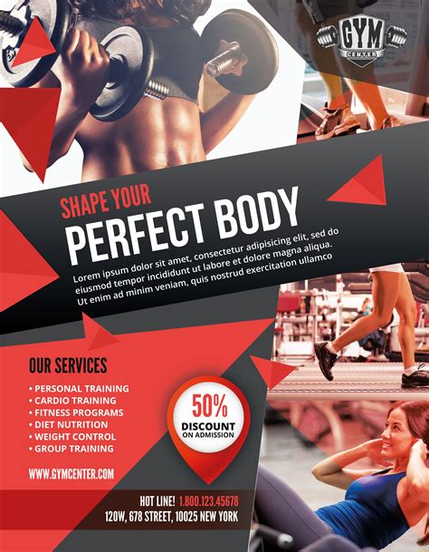 Fitness Flyer | Fitness flyer, Flyer, Fitness