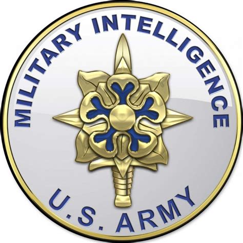 US ARMY MILITARY INTELLIGENCE All Metal Sign 14" Round | North Bay Listings