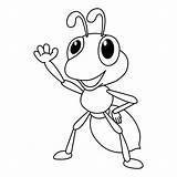 Ant Coloring Pages For Preschoolers sketch template