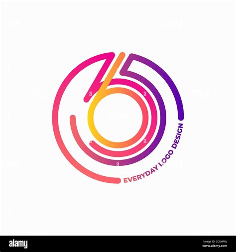 Number 365. Everyday logo design template Stock Vector Image & Art - Alamy