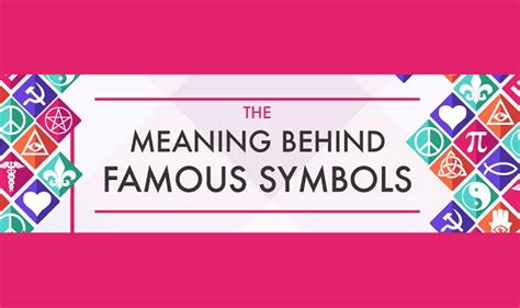 The Meaning Behind Famous Symbols #Infographic ~ Visualistan