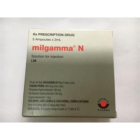 Milgamma N/ Thuốc tiêm - truyền/thuốc tân dược/nhathuocyentrang.com