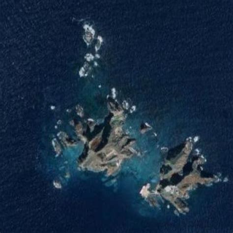 Liancourt Rocks in Liancourt Rocks, Republic of Korea (Google Maps)