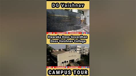 DG Vaishnav College Campus Tour #anbarivu #dgvaishnav #campustour - YouTube