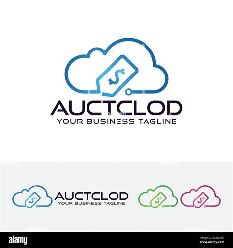 Creative auction logo design. Online auction technology logo template Stock Vector Image & Art ...