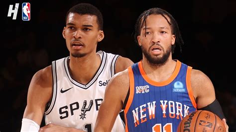 San Antonio Spurs vs New York Knicks - Full Game Highlights | November ...