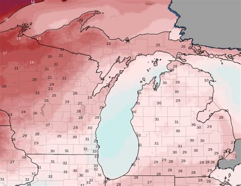 Michigan’s weekend has two areas of snow, starts to climb out of deep ...