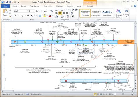 Timeline Templates for Word