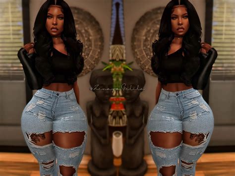 Proud Black Simmer — Zenaya 🧡 Hair - @complex-sims Top (Patreon ...