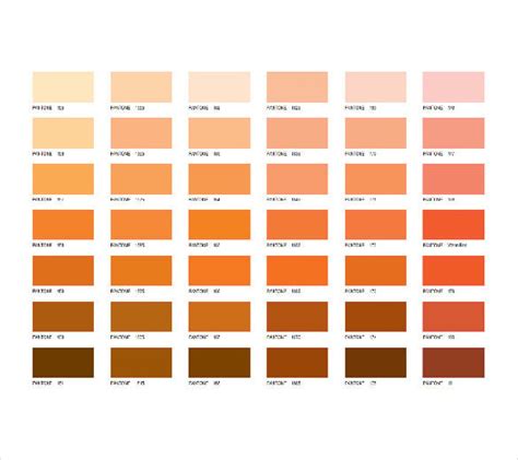 23+ Word Pantone Color Chart Templates Free Download