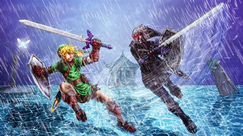 Link vs Dark Link (Deviant Art: Neal-Akuma) : r/zelda