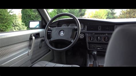 Mercedes Benz W201 190E Interior view details - YouTube